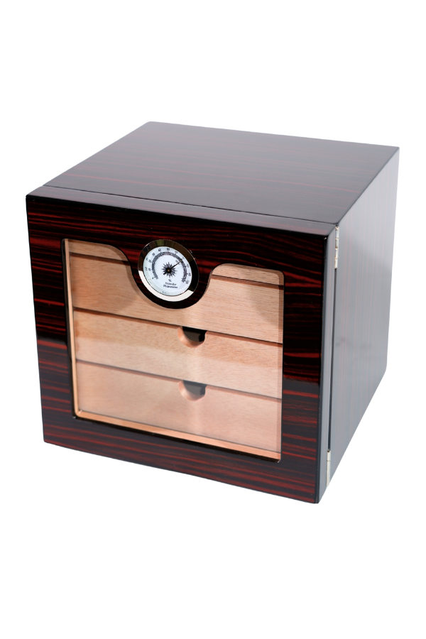 TR8791,PremiumQuality Bellavista Kahverengi Sedir Humidor Puro Kutusu