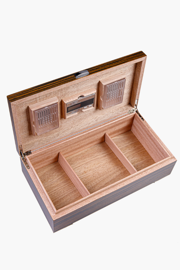 TR8782,PremiumQuality Paraty Kahverengi Sedir Humidor Puro Kutusu