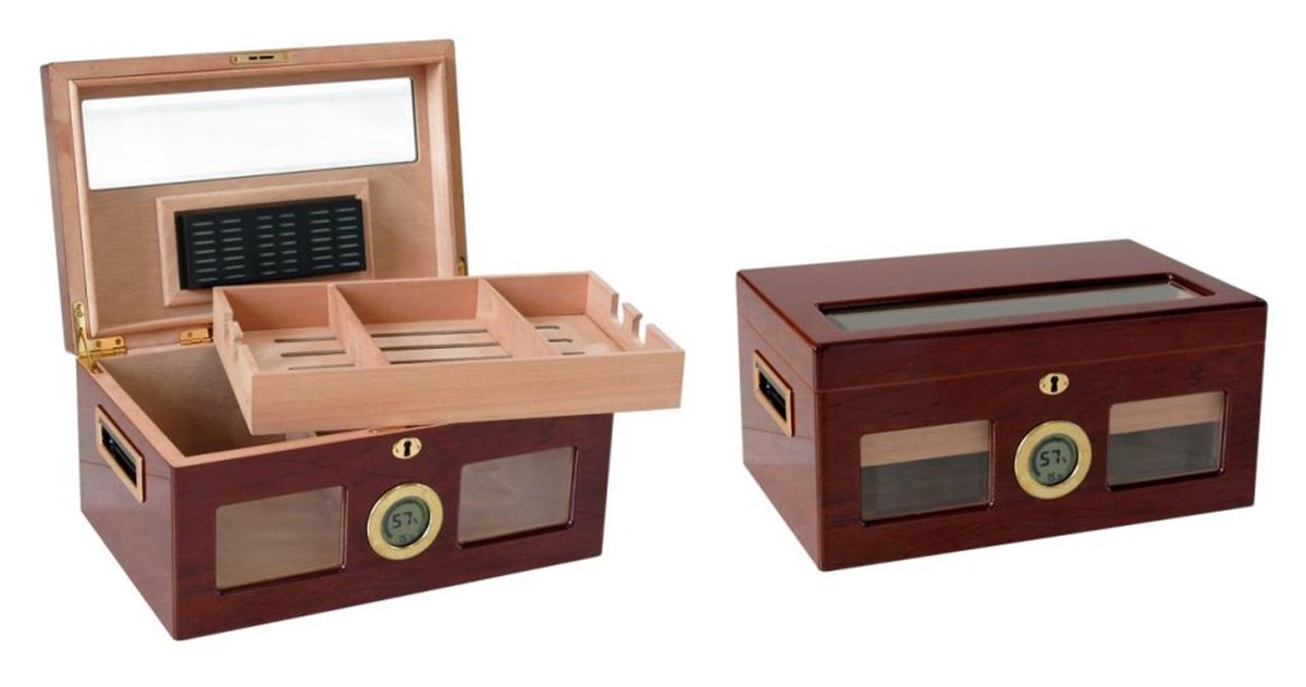 SLUIS/D,San Luis Digital Humidor Puro Kutusu