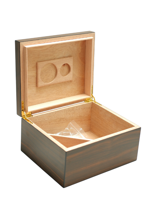 TR9639,PremiumQuality Polermo Kahverengi Sedir Humidor Puro Kutusu