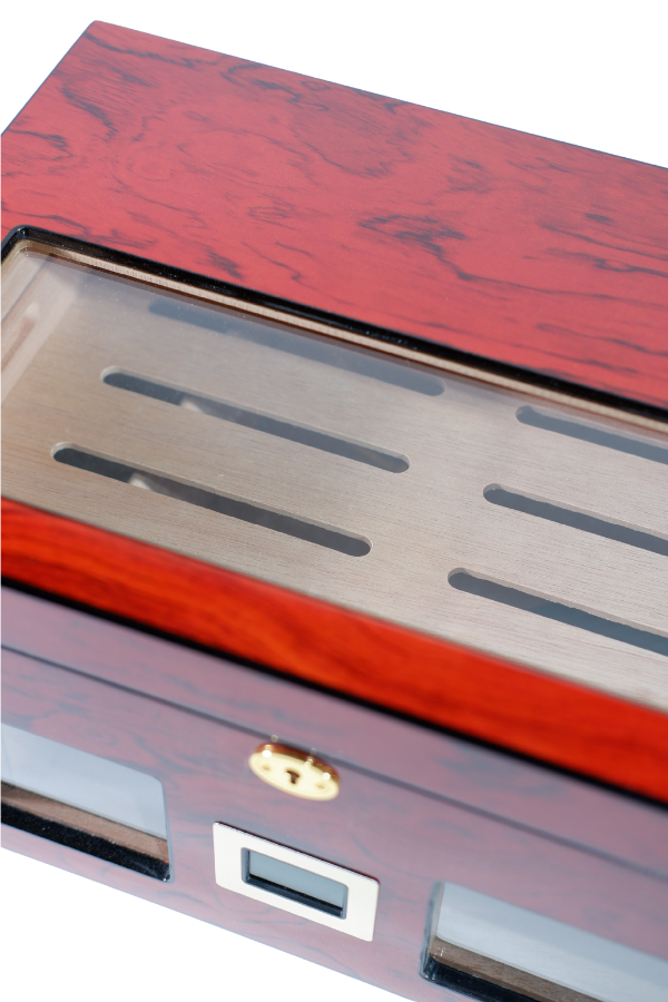 TR8795,PremiumQuality Lince Kırmızı Sedir Humidor Puro Kutusu