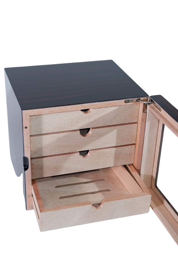 TR8791,PremiumQuality Bellavista Kahverengi Sedir Humidor Puro Kutusu