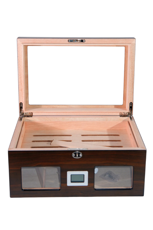 TR8796,PremiumQuality Urdesa Kahverengi Sedir Humidor Puro Kutusu