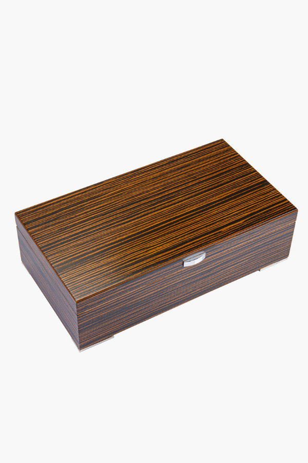 TR8782,PremiumQuality Paraty Kahverengi Sedir Humidor Puro Kutusu