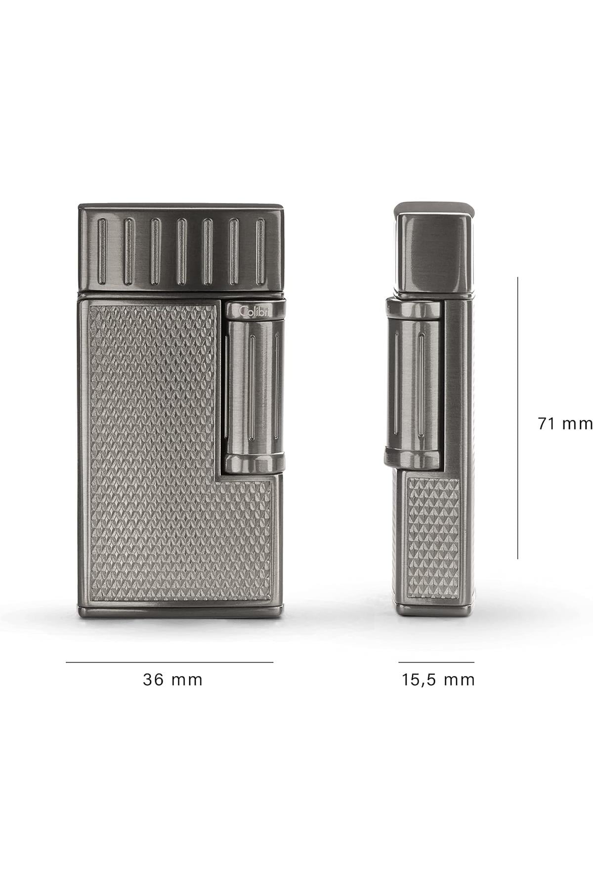 TR6434,Colibri Julius Gunmetal Puro Çakmağı
