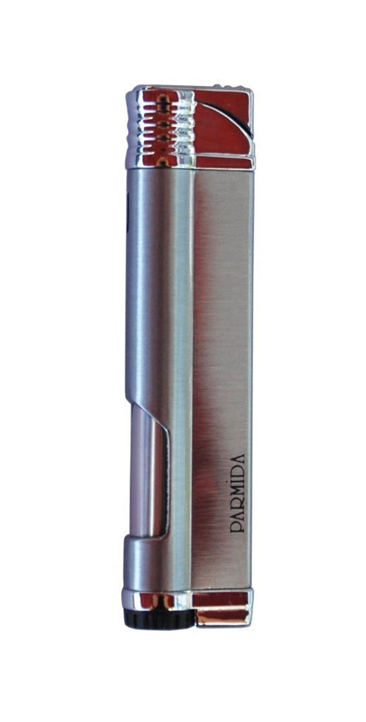 TR3190,Parmida Tek Torch Gümüş Puro Çakmağı 
