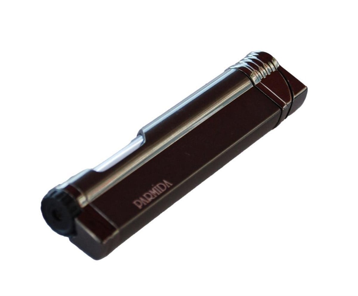 TR3192,Parmida Tek Torch Gunmetal Puro Çakmağı 