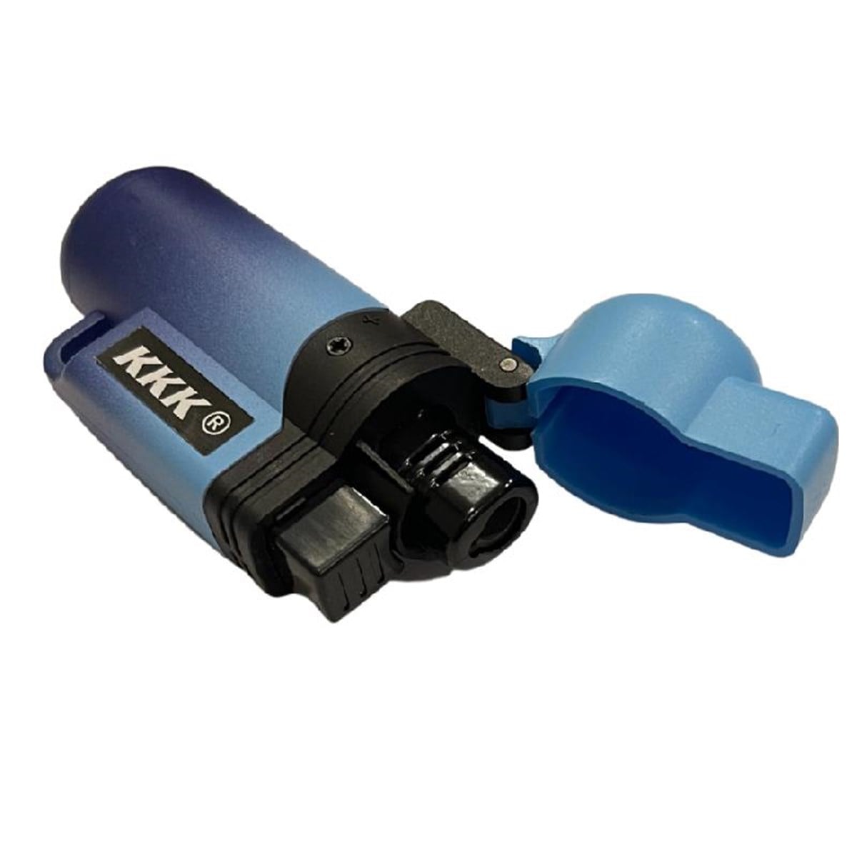 TR3283,PREMİUM QUALİTY TEK TORCH AÇIK-KOYU MAVİ PURO ÇAKMAK