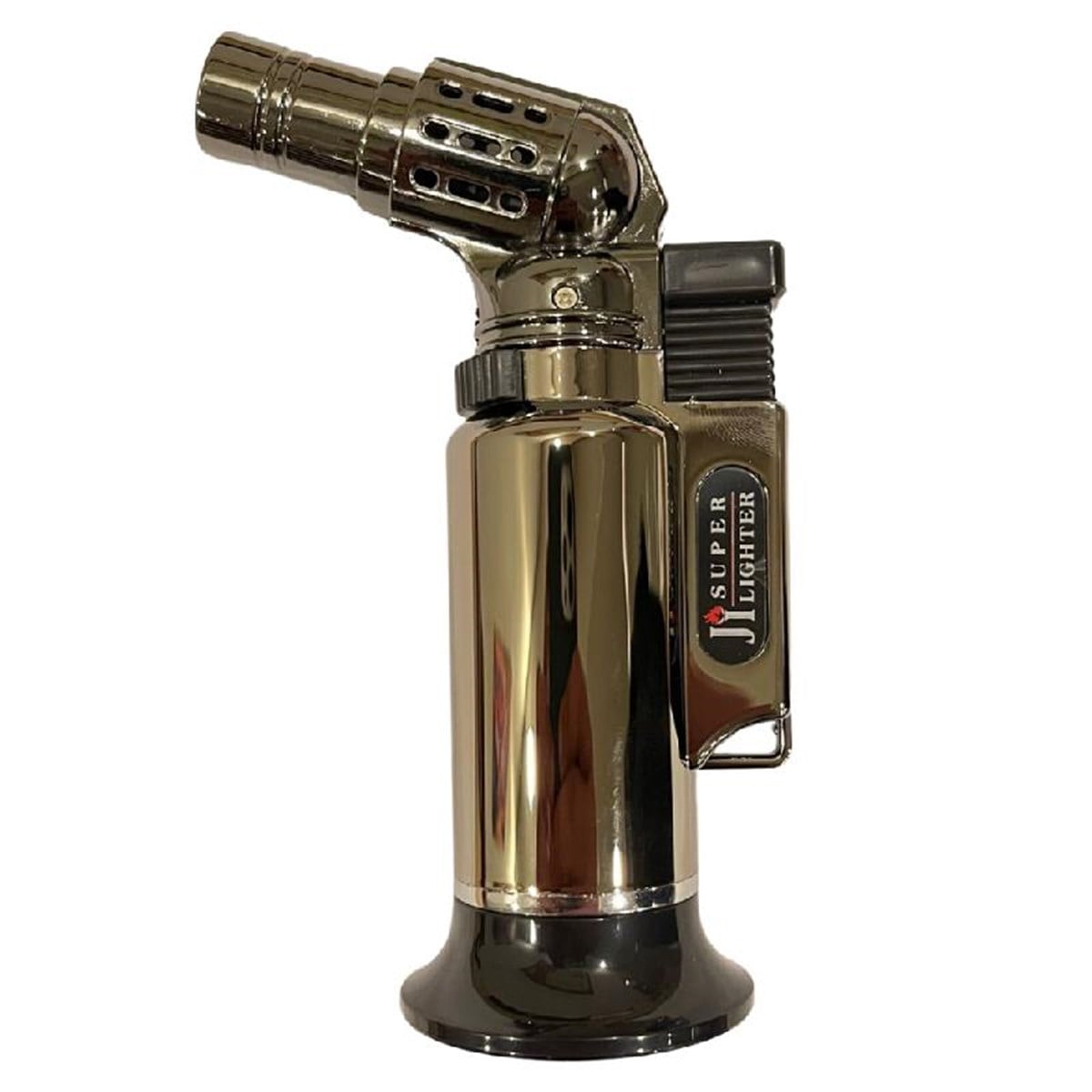 TR3288,PREMİUM QUALİTY TEK TORCH GUNMETAL MASA TİPİ PURO ÇAKMAK