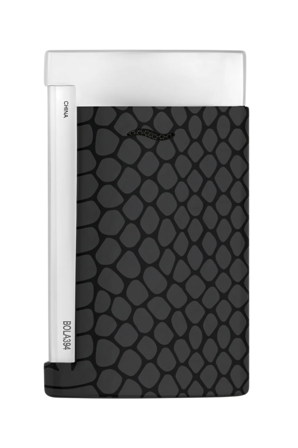 TR8166,S.T. Dupont Lacquered Slim 7 Siyah Puro Çakmağı 27076