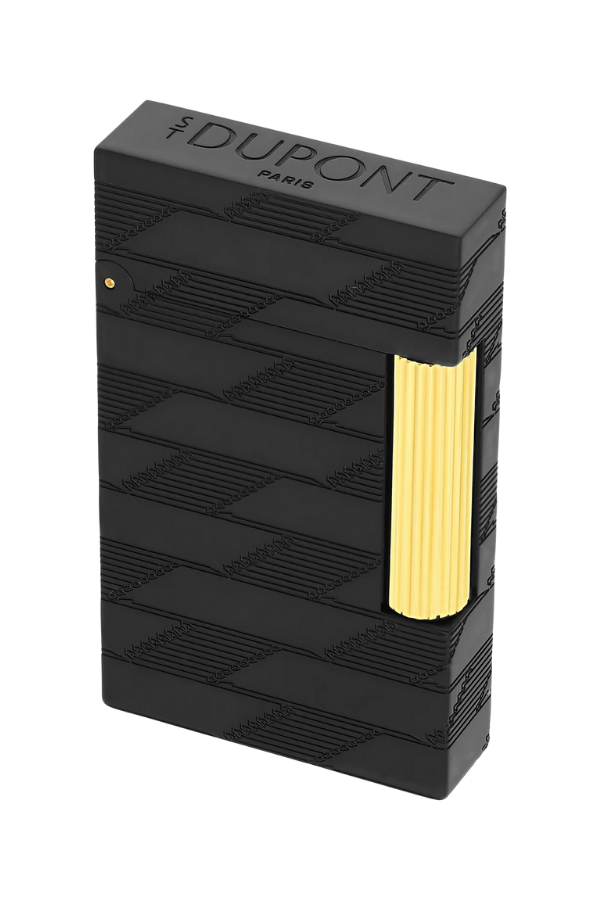 TR8346,S.T. Dupont Line 2 Cling 1872 Monogram Black Puro Çakmağı 16179