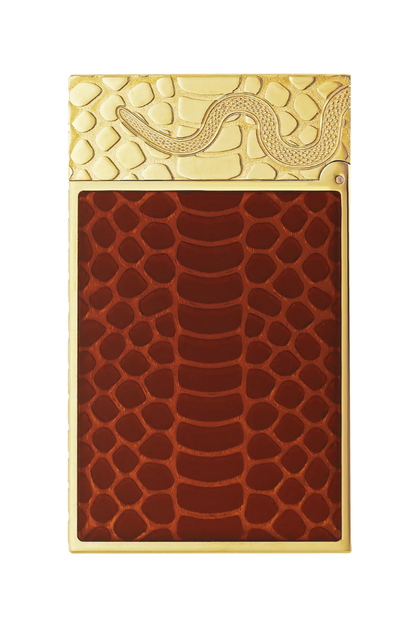 TR8344,S.T. Dupont Lacquered Ligne 2 Red Puro Çakmağı 16075