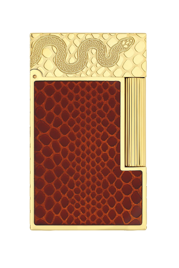 TR8344,S.T. Dupont Lacquered Ligne 2 Red Puro Çakmağı 16075