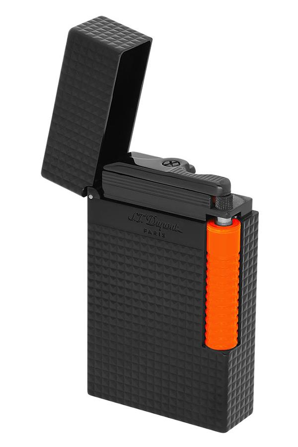 TR7972,S.T. Dupont Fluo Le Grand Dupont Diamond Head Neon Turuncu Le Grand Çakmak 23069