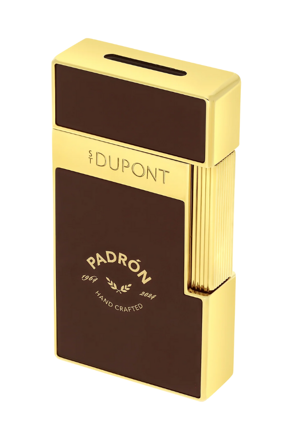 TR8171,S.T. Dupont Lacquered Biggy Padron Kahverengi Puro Çakmağı 25014