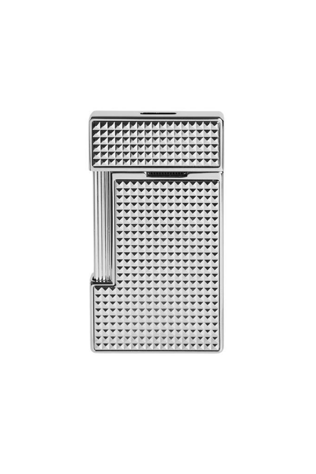 TR6392,S.T. Dupont Slimmy Chrome Diamond Head Puro Çakmağı 28010