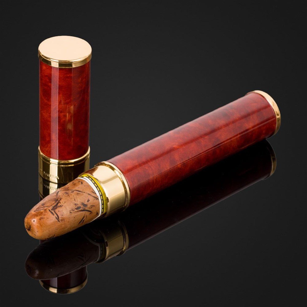 TR639,Cohiba Kırmızı Tekli Puro Tüpü