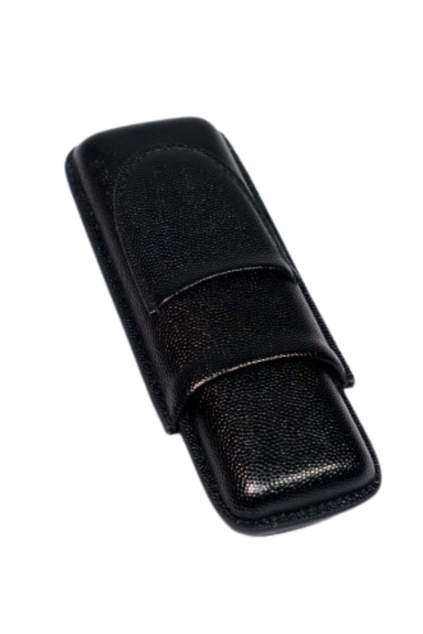 TR9068,PQ Siyah İkili Deri Puro Kılıfı