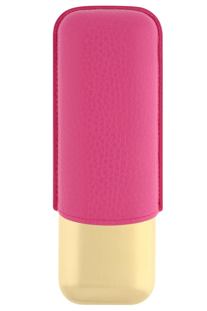 TR6664,S.T. Dupont Pembe Gold İkili Puro Kılıfı 183245