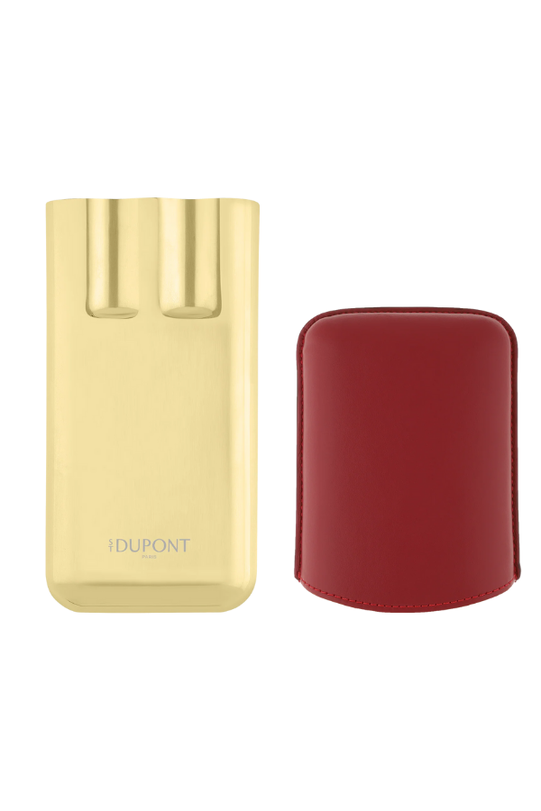 TR9062,S.T. Dupont Romeo & Juliete Bordo Üçlü Puro Kılıfı 183350