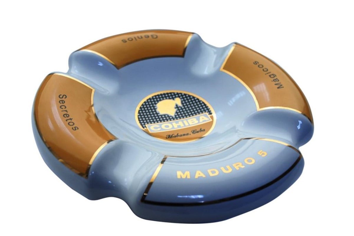 TR841,Cohiba Sarı-Beyaz 4'lü Puro Küllüğü