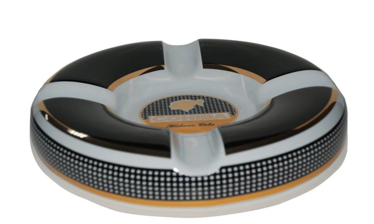 TR1033,Cohiba Siyah-Beyaz 4'lü Puro Küllüğü