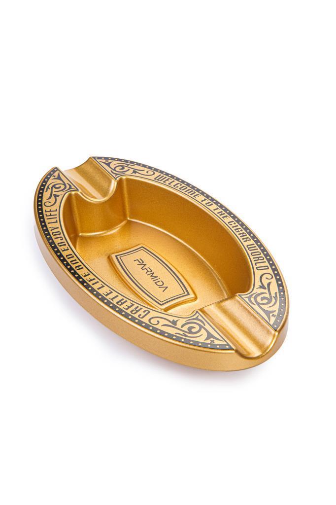 TR6847,Parmida Rose Gold İşlemeli İkili Puro Küllüğü