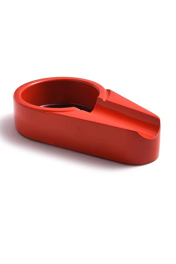 TR7059,PQ Kırmızı Porselen Tekli Puro Küllüğü