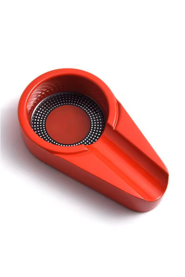 TR7059,PQ Kırmızı Porselen Tekli Puro Küllüğü