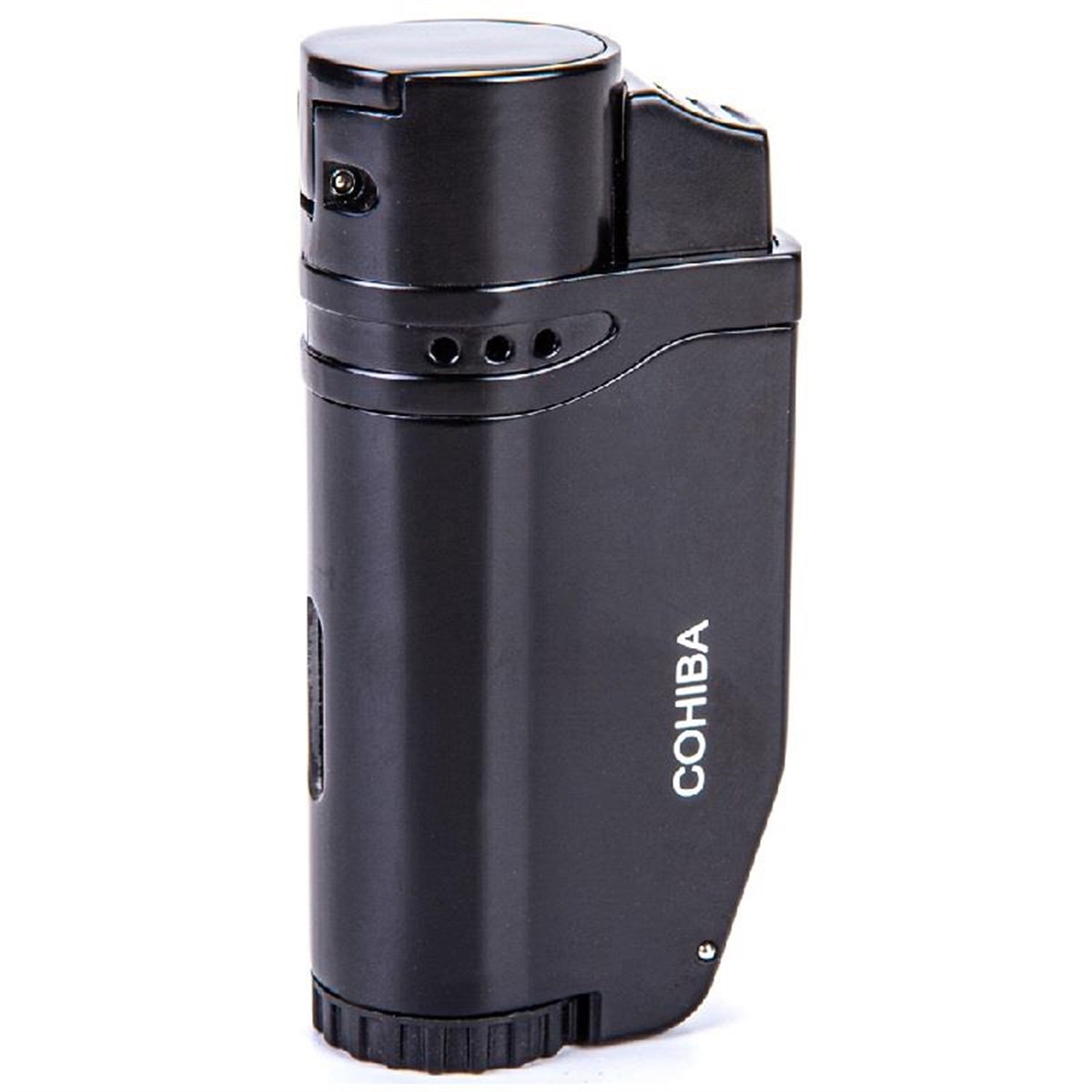 TR3080,Cohiba Çakmak Kesici Küllük Sehpa Dörtlü Puro Siyah-Gunmetal Set