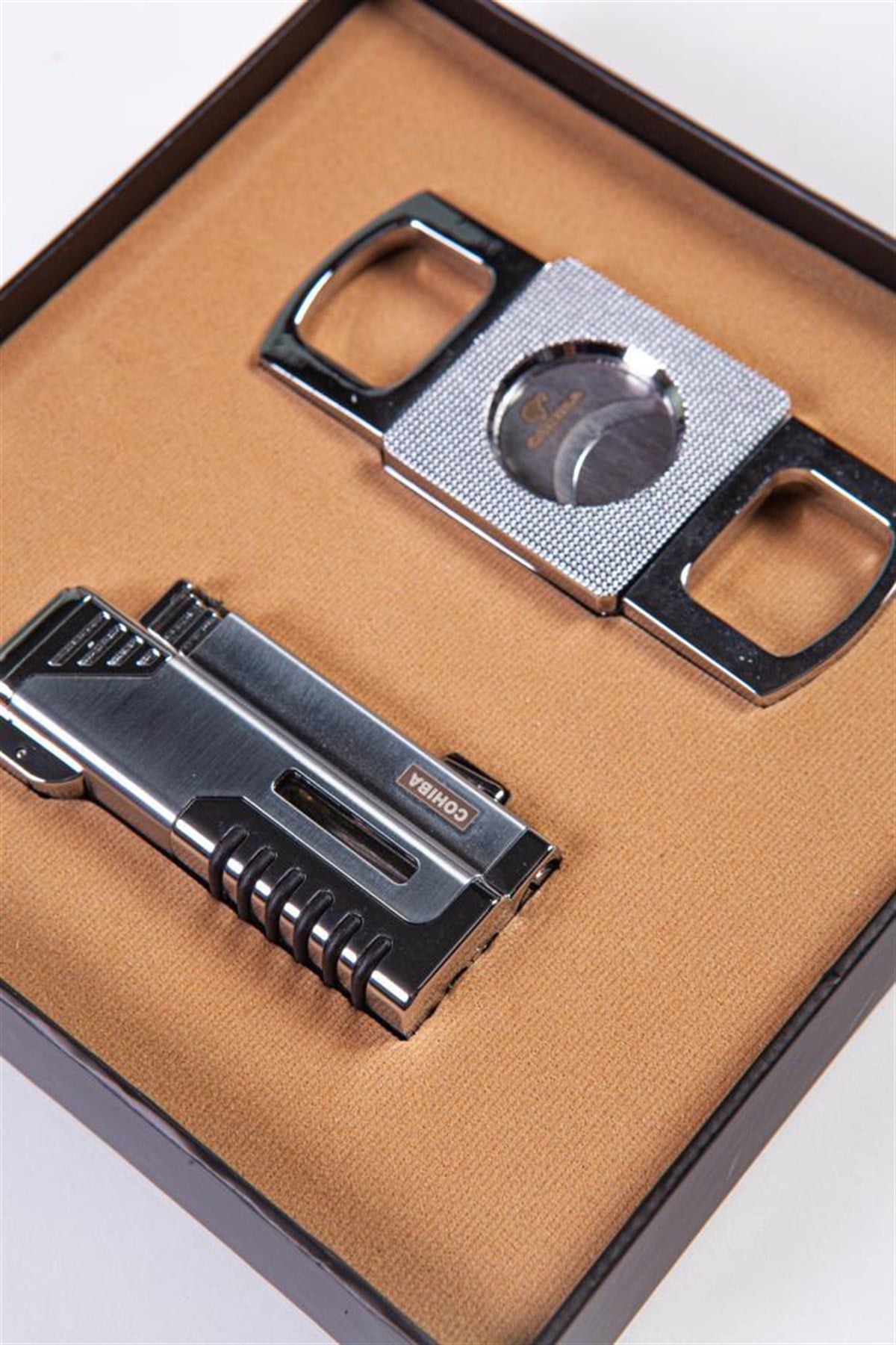 TR2626,Cohiba Çakmak Kesici İkili Set