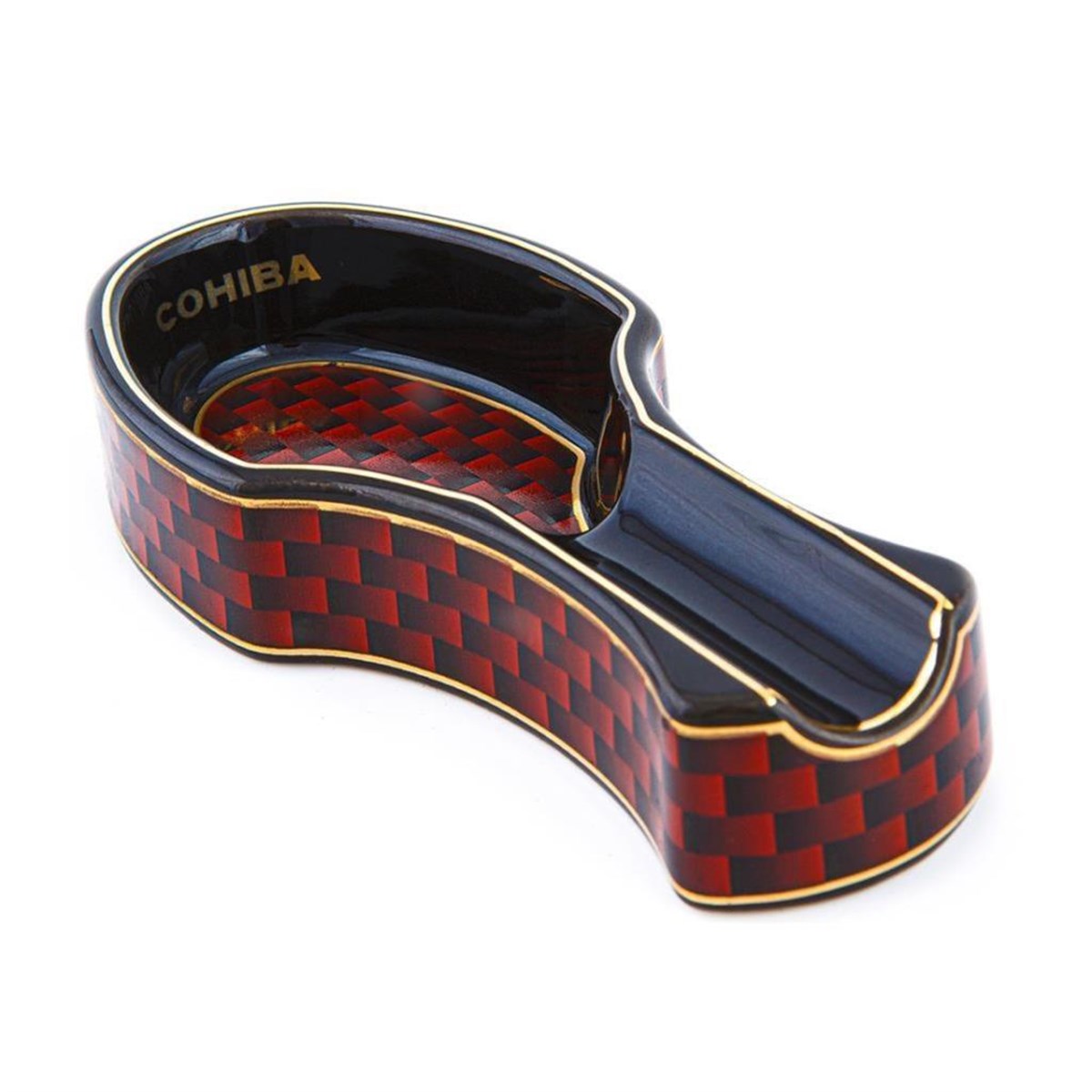 TR3704,Cohiba Çakmak Tutucu Kılıf Küllük Dörtlü Puro Seti