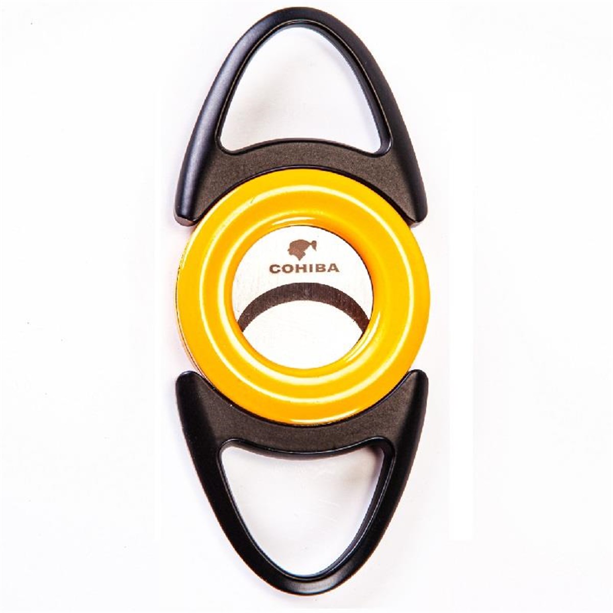 TR3084,Cohiba Kılıf Çakmak Kesici Sehpa Dörtlü Sarı-Siyah Puro Set