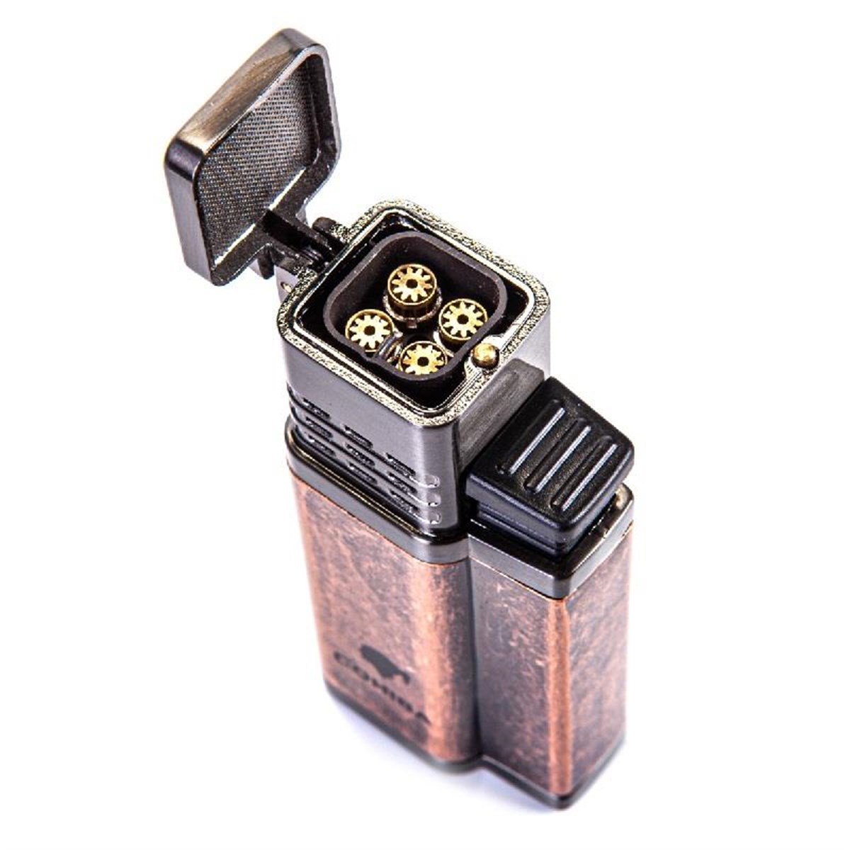 TR3079,Cohiba Kılıf Çakmak Kesici Sehpa Dörtlü Puro Set