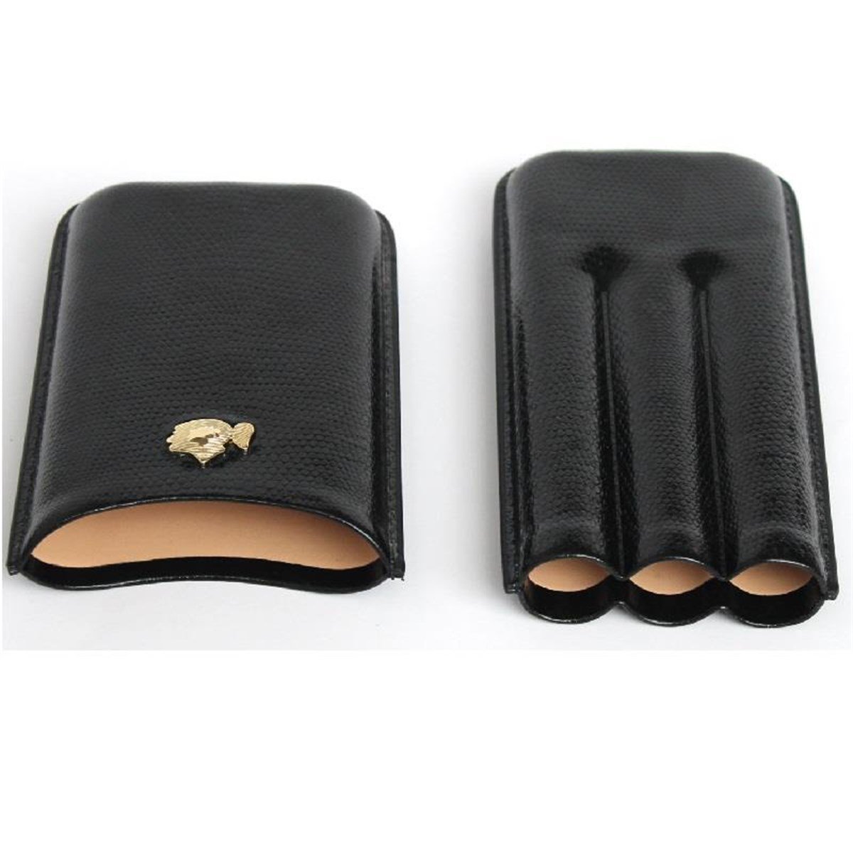 TR3078,Cohiba Kılıf Çakmak Kesici Sehpa Dörtlü Siyah Puro Set