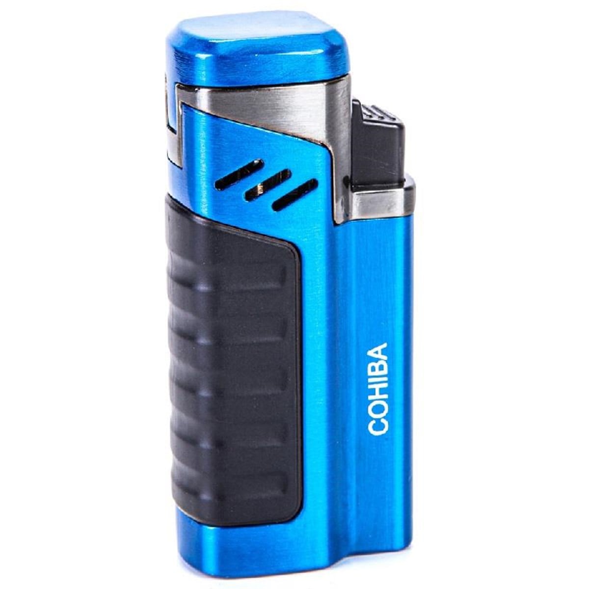 TR3096,Cohiba Mavi-Siyah İkili Çakmak Kesici Puro Set
