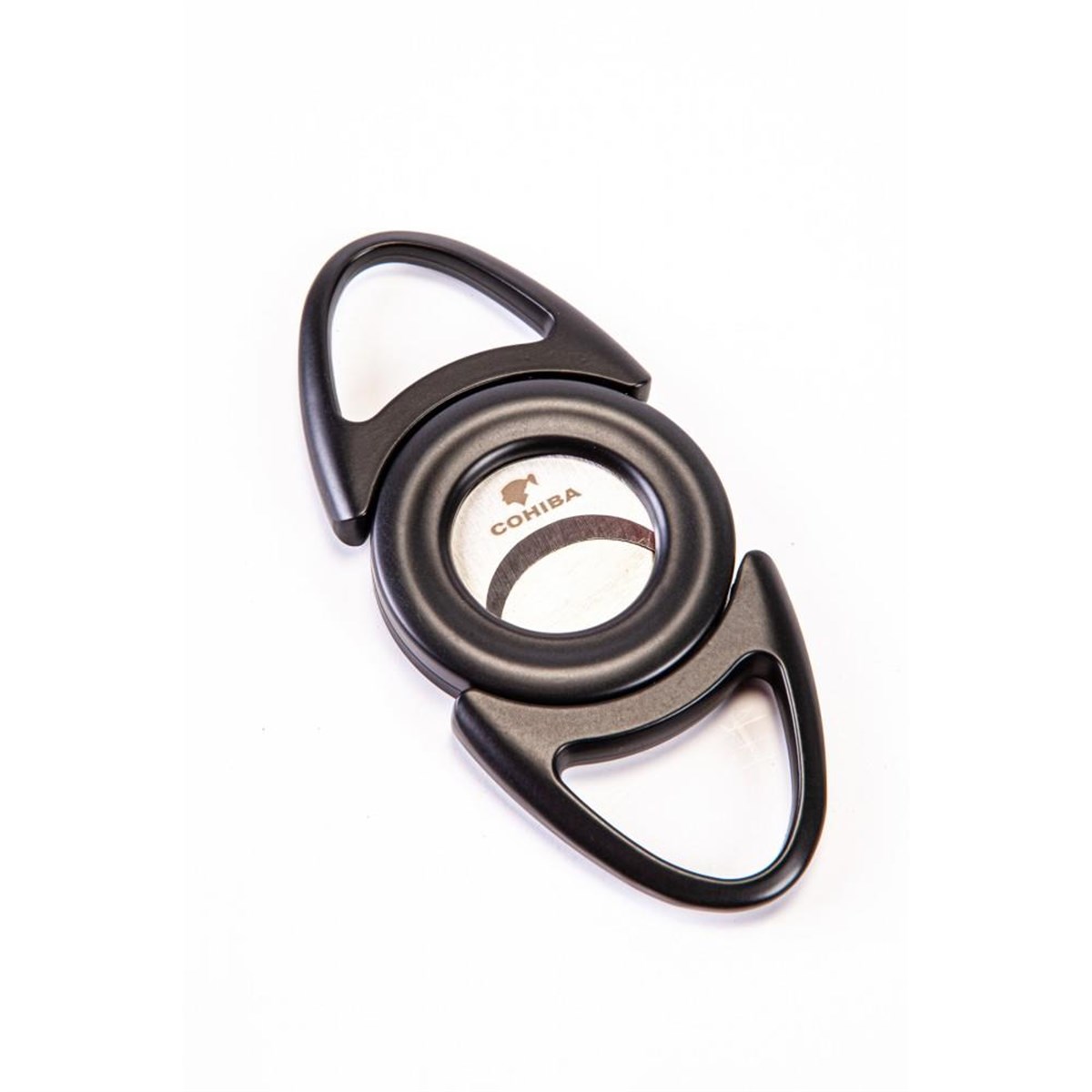 TR3388,Cohiba Üçlü Kesici Çakmak Kılıf Siyah-Gunmetal Set