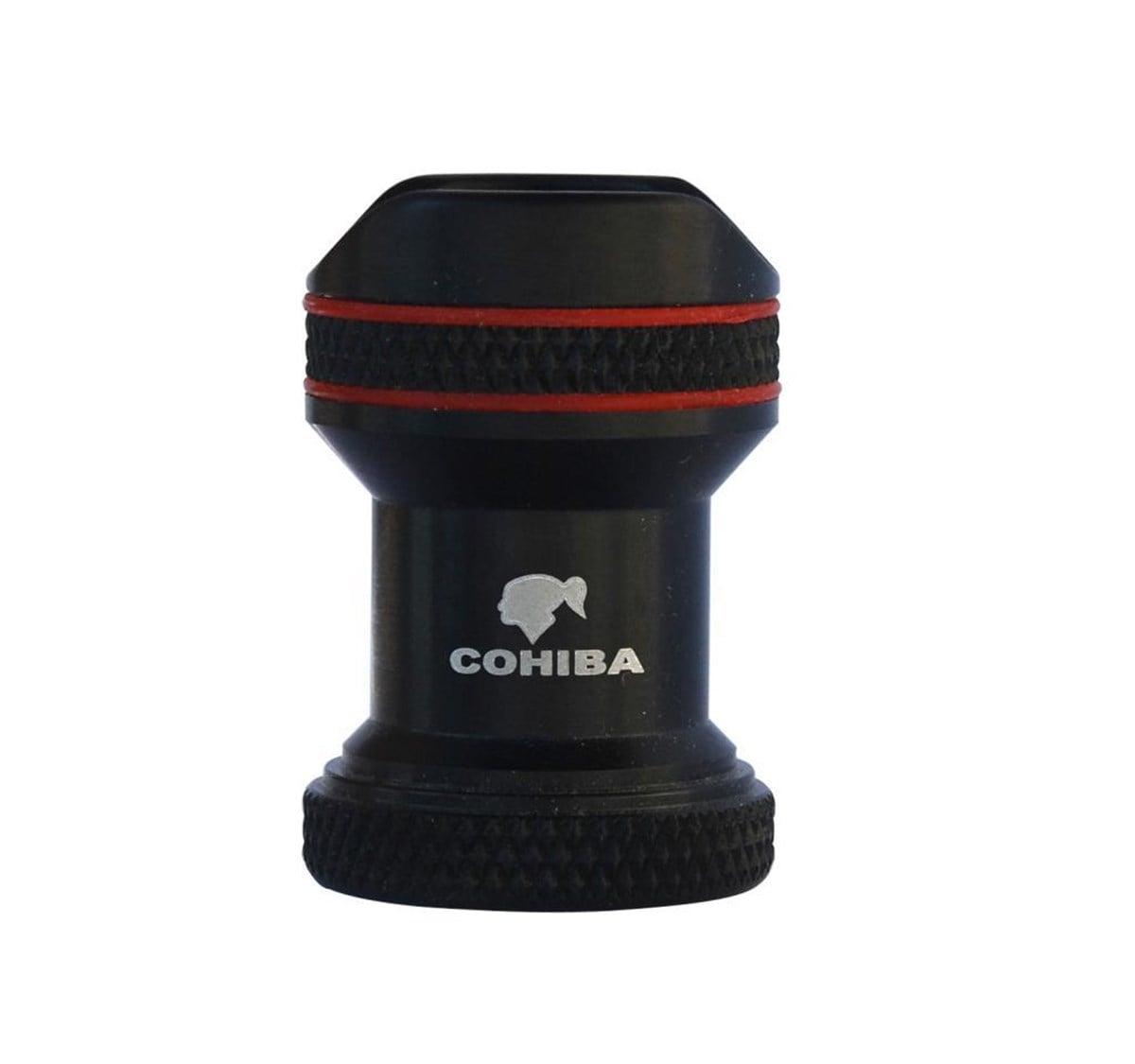 TR3071,Cohiba Siyah-Kırmızı Şeritli Puro Tutucu Sehpa
