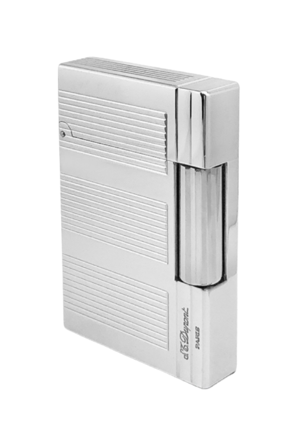 TR9177,S.T. Dupont Gatsby Stripe Gümüş Puro Çakmağı