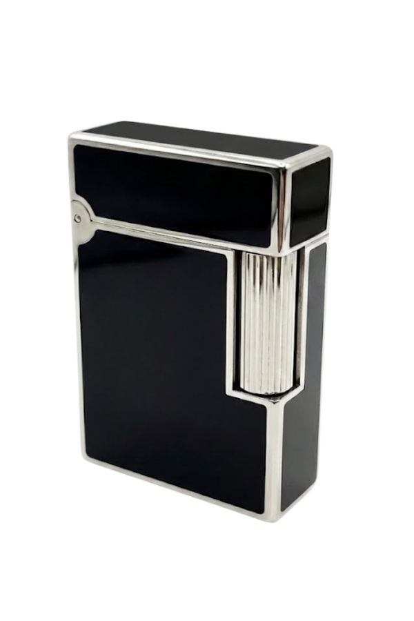 TR9179,S.T. Dupont Line 1 Siyah - Gümüş Puro Çakmağı