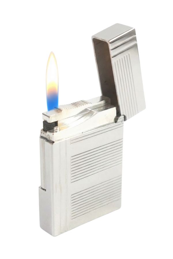 TR9177,S.T. Dupont Gatsby Stripe Gümüş Puro Çakmağı