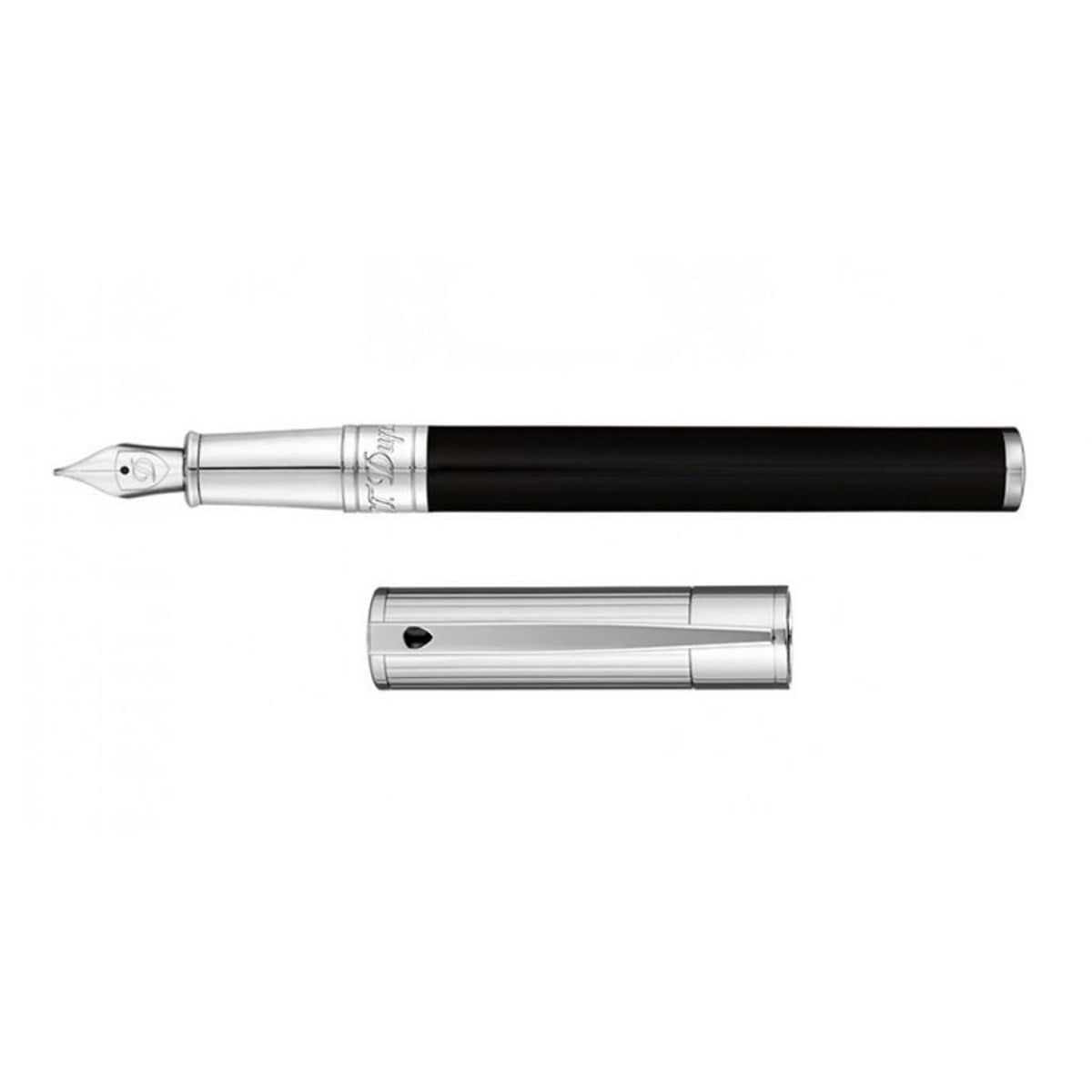 TR2541,S.T. Dupont Krom Siyah Dolma Kalem 260204