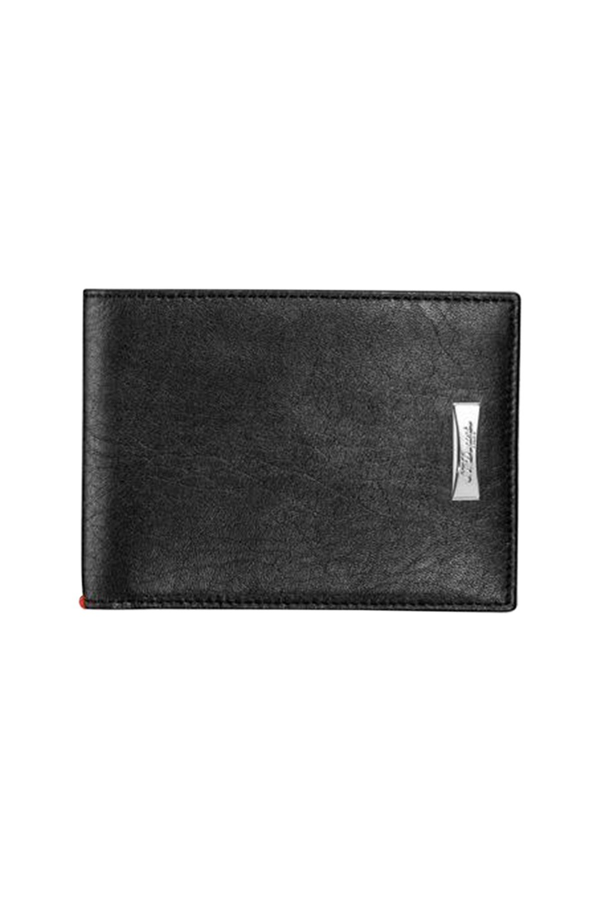 TR2738,S.T. Dupont Siyah Deri Cüzdan 180200