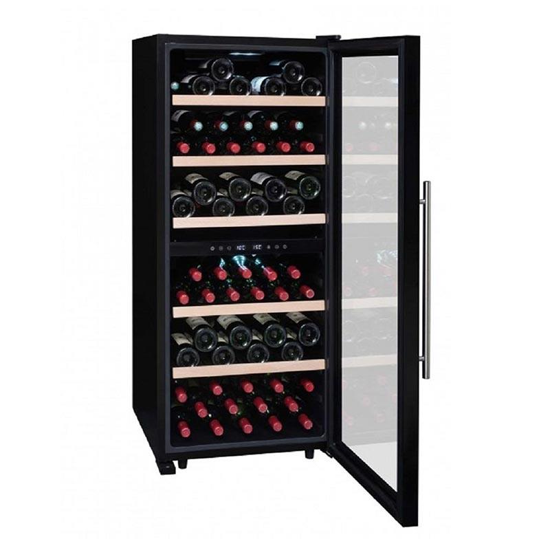 LSMLR25,La Sommeliere LS102DZBL Çift Saklama Bölmeli Şarap Dolabı