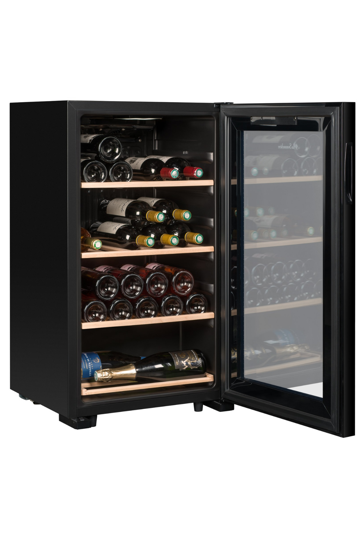 LSMLR3,La Sommeliere LS36 Black Şarap Saklama Dolabı