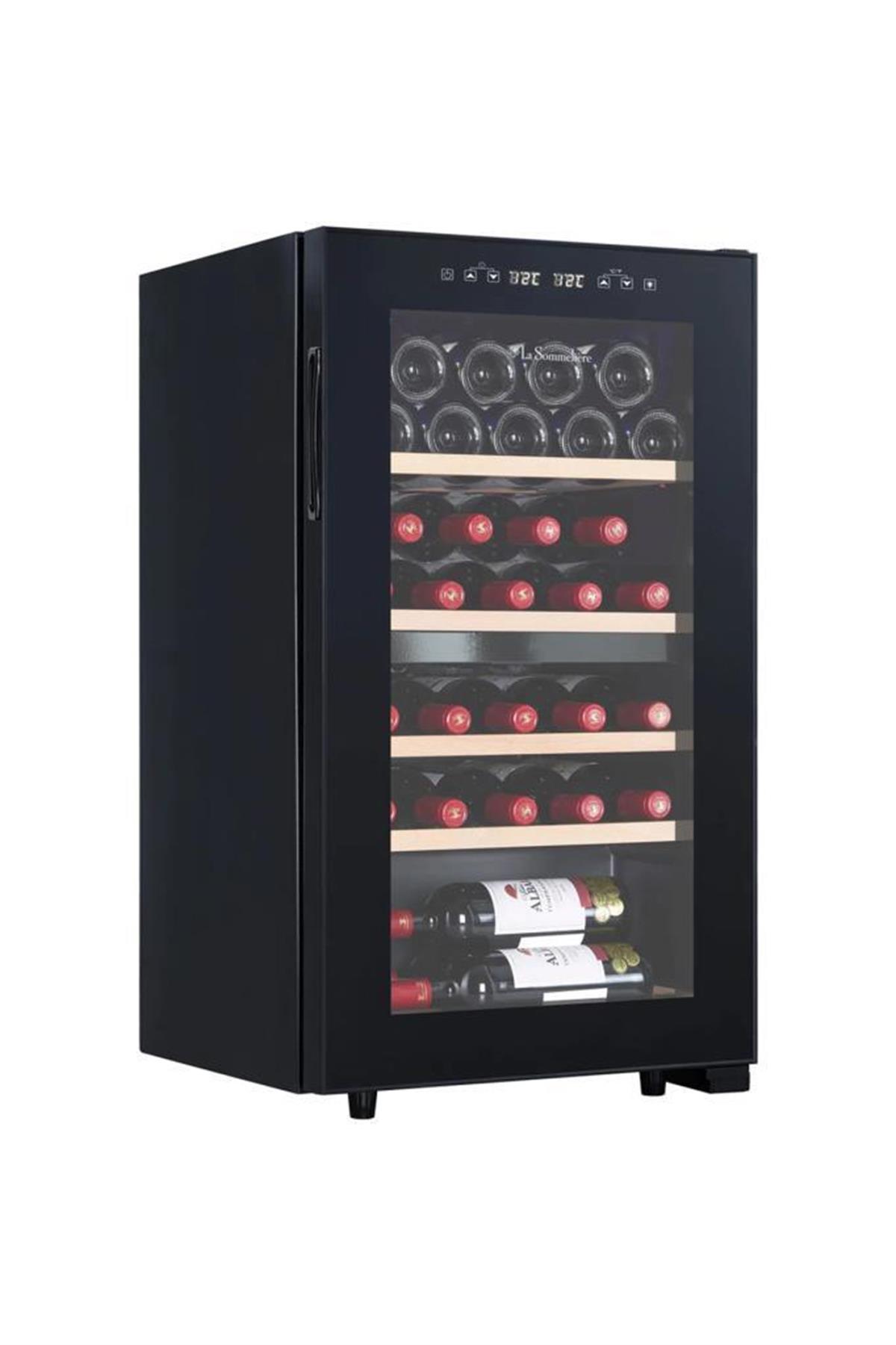LSMLR17,La Sommeliere Service Solo Şarap Dolabı SLS32 DZBLACK