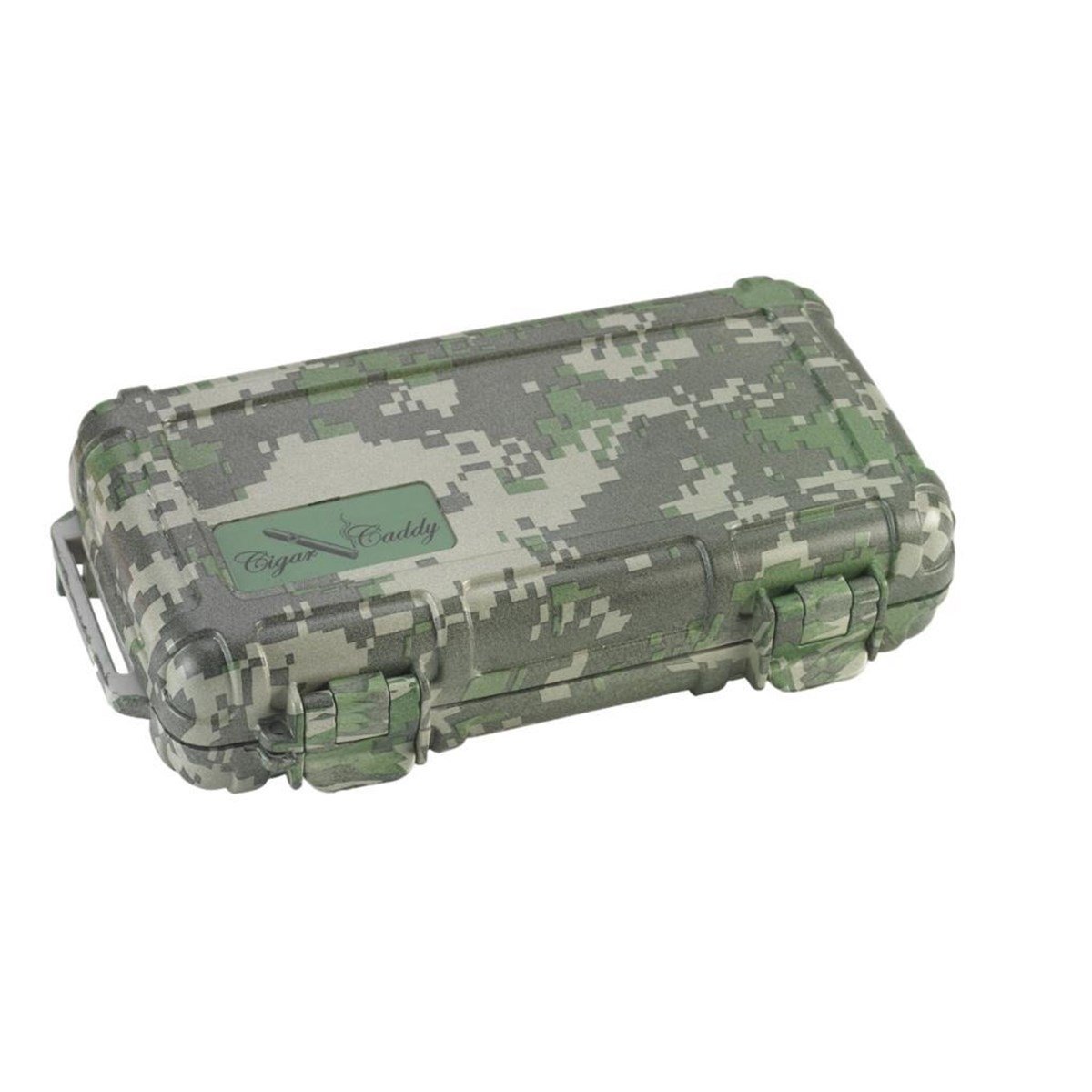 SCLR5/K,Cigar Caddy 5 Kamuflaj Travel Humidor Puro Kutusu
