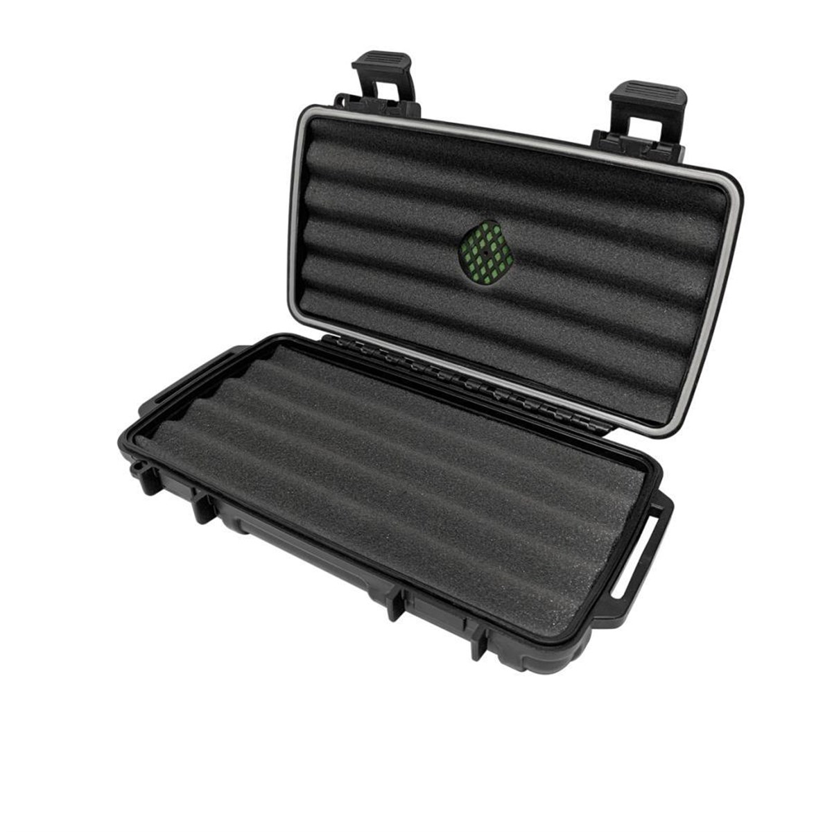 SCLR5,Cigar Caddy 5 Siyah Travel Humidor Puro Kutusu