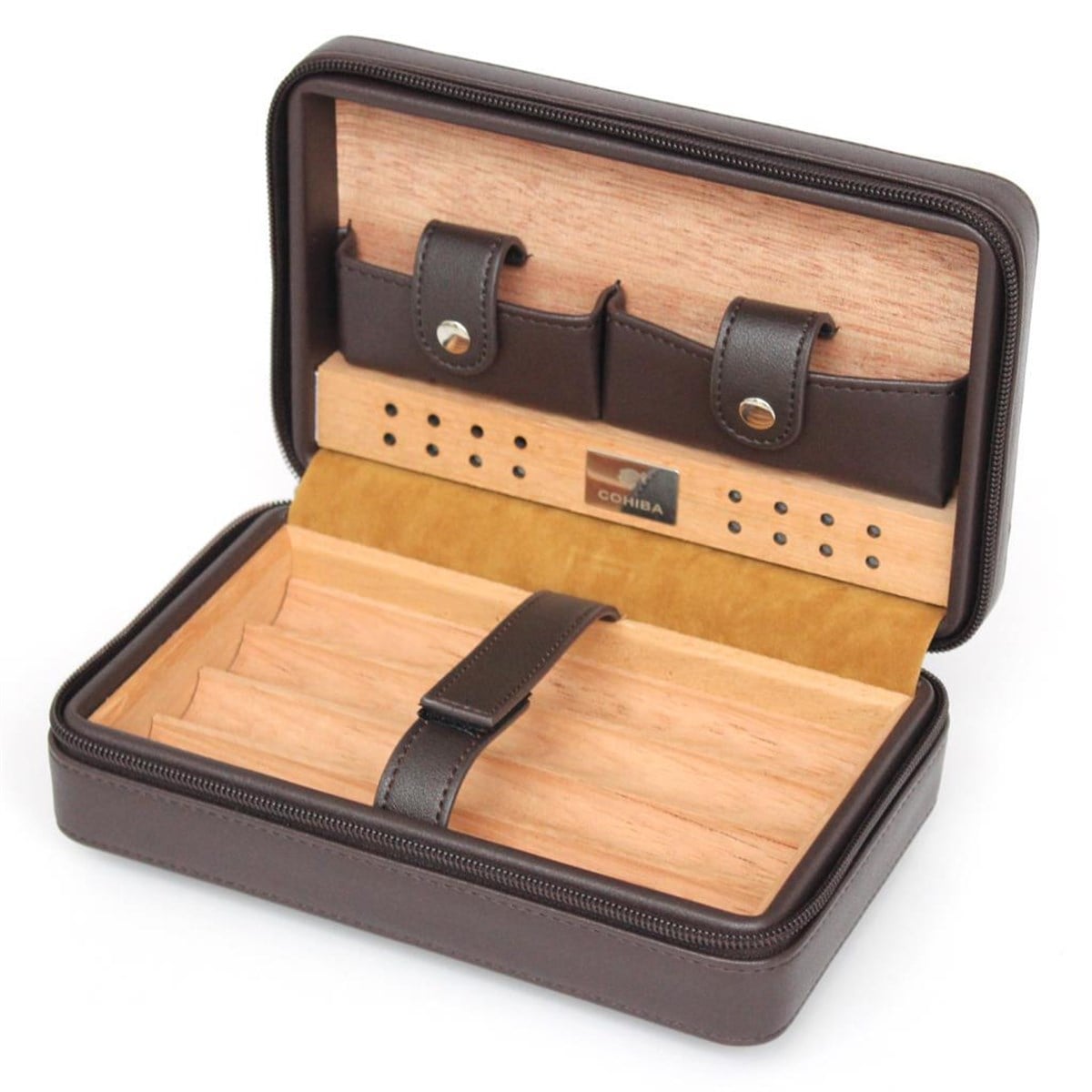 TR3036,Cohiba Koyu Kahve Puro Taşıma Çantası