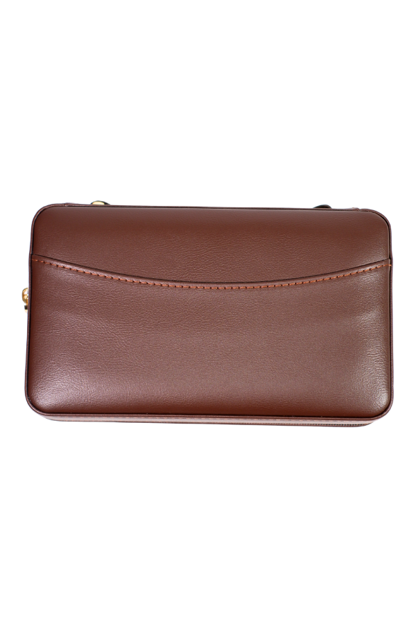 TR8839,Cohiba XL Kahverengi Deri Puro Taşıma Çantası - Seyahat Humidoru